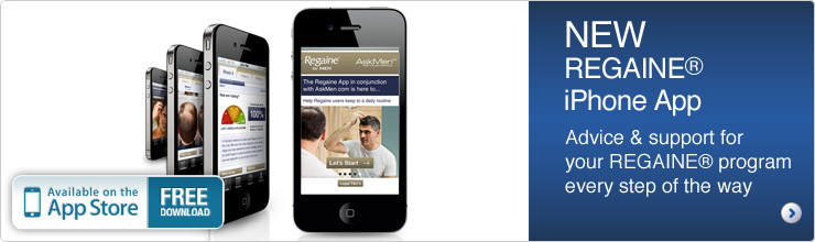 Regaine iPhone app